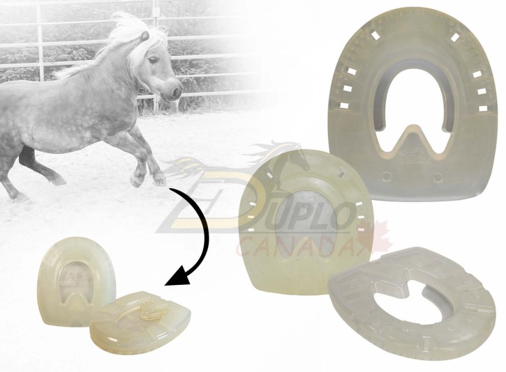 Metal-Free Plastic Horseshoe "Classic" for Ponies