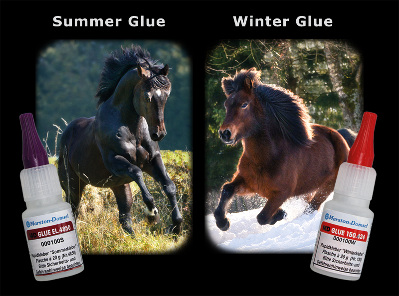 Difference between Summer Glue and Winter Glue for the Application of Glue-On Tabs Wolf Busch
