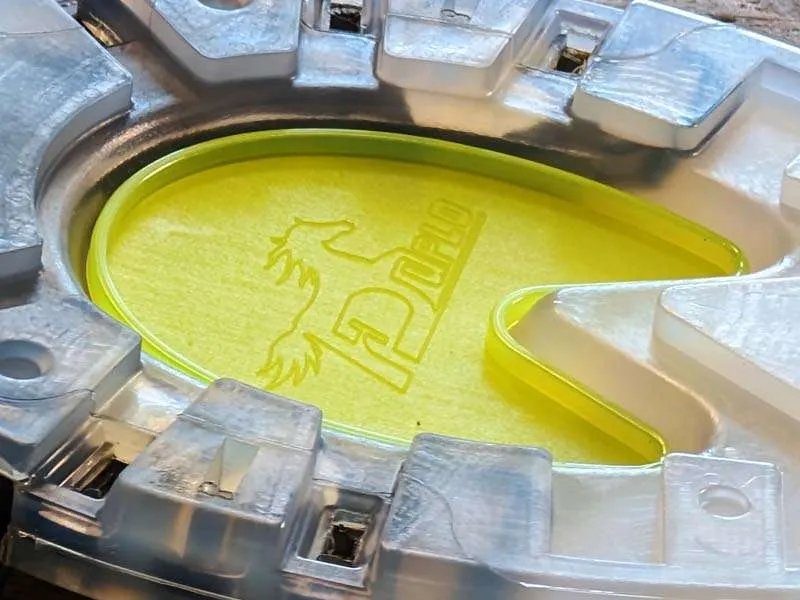 el protector de suela para herraduras de poliuretano en detalle