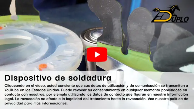 Video: soldadura para el herraje pegado,con el dispositivo de Duplo